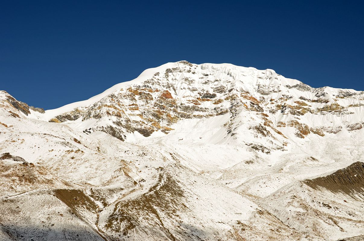 01 Chulu Far East With Col At Left From Chulu Far East Base Camp 